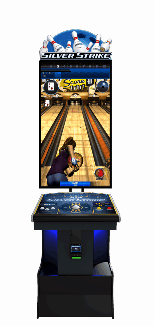 Silver Strike League Night Arcade Gaming Cabinet