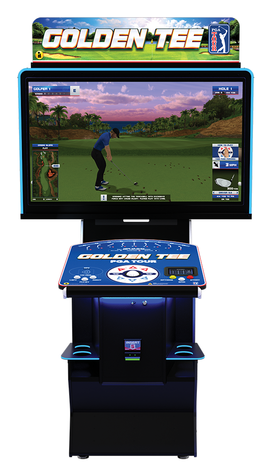 Golden Tee PGA TOUR Deluxe Commercial Cabinet